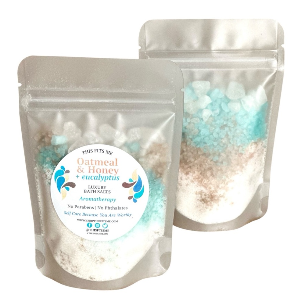 This Fits Me Oatmeal & Honey Eucalyptus Luxury Aromatherapy Bath Soak 6.5 oz - Picture 2 of 6